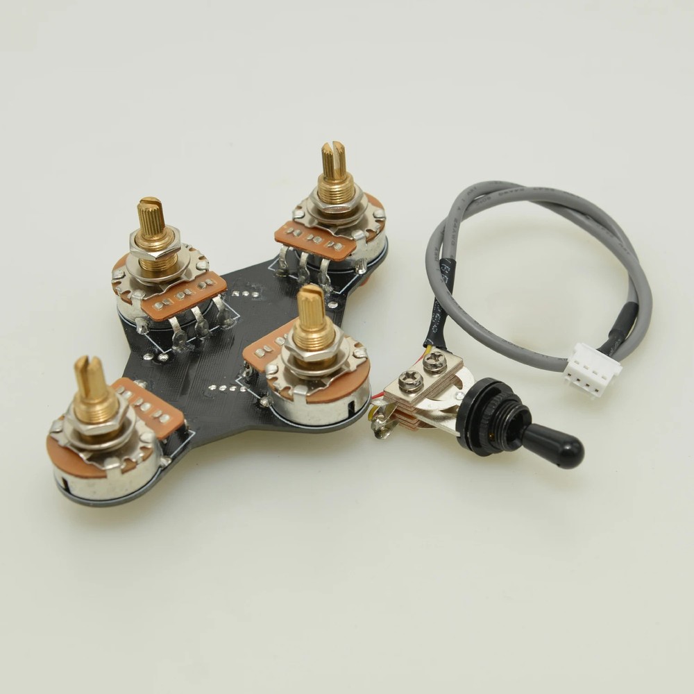 Waaah Greasebucket LP guitar control panel system, 500K potentiometer