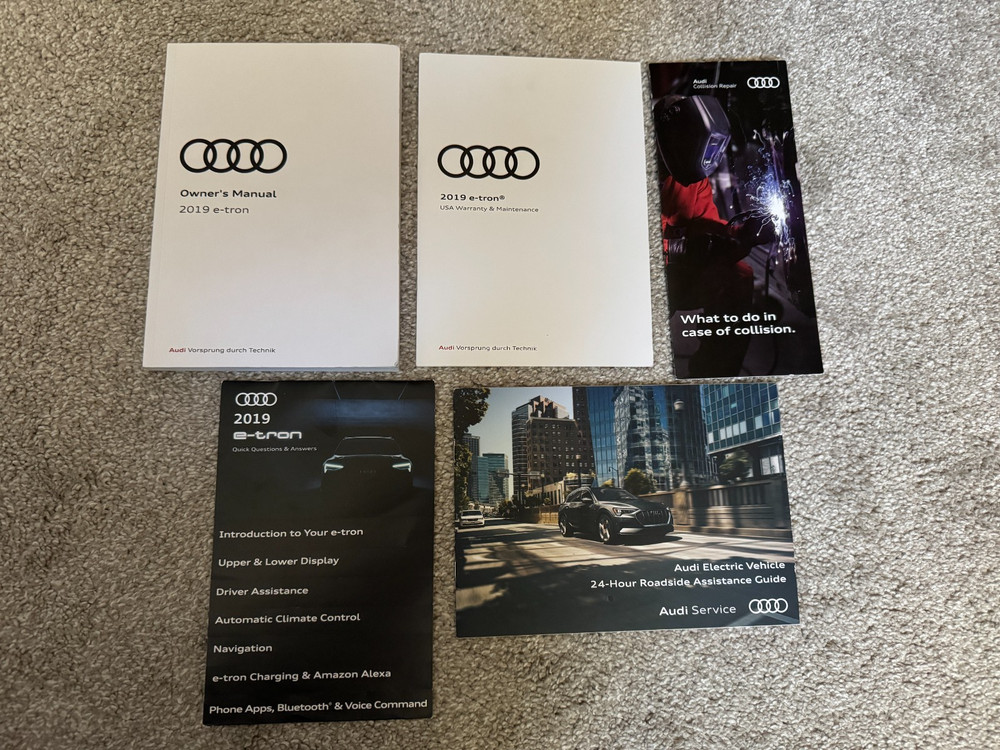 Audi E-Tron 2019 Owner's manual