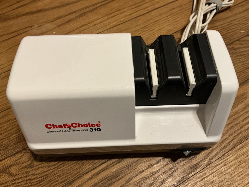 Chef's Choice Diamond Hone Sharpener Model 310 White - TESTED