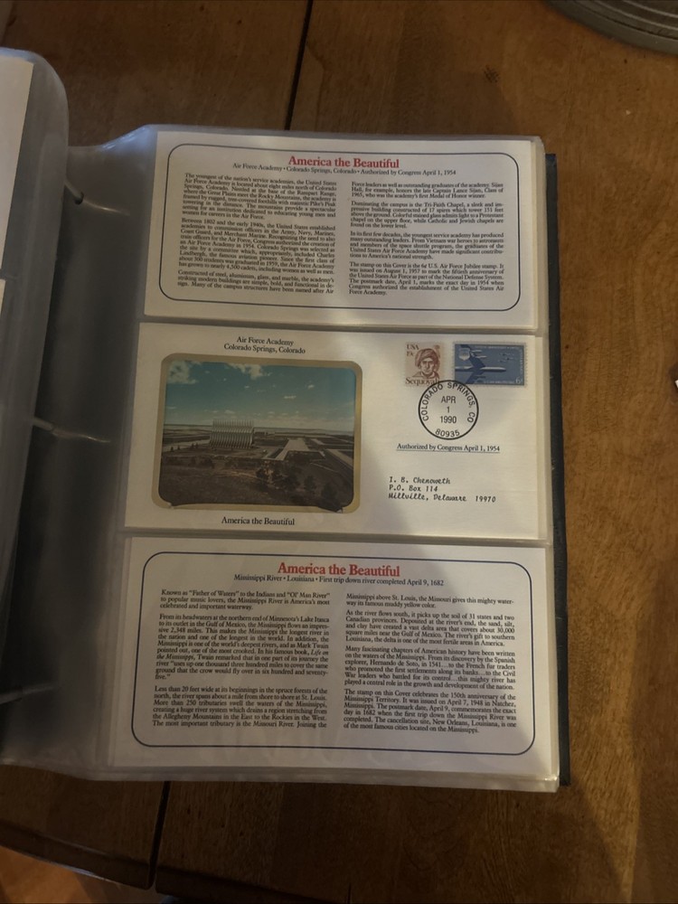 America The Beautiful Commemorative Cover Collection!