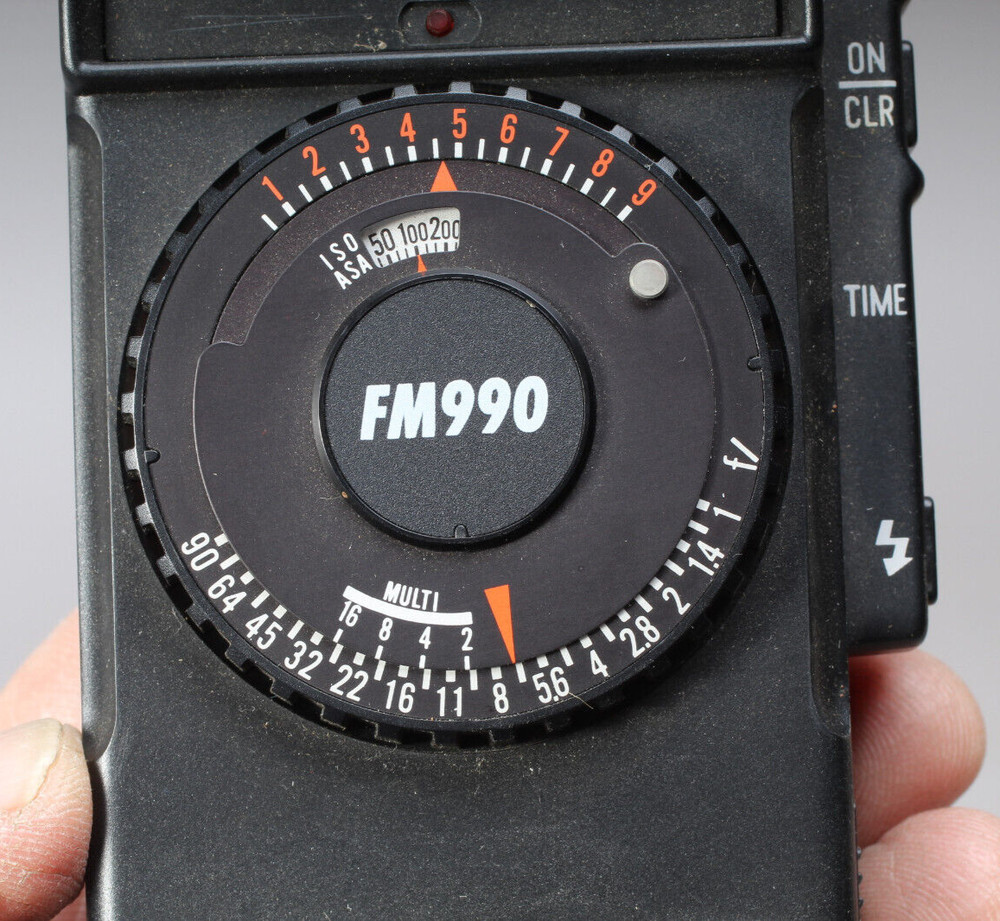 SHEPHERD FM-990 ELECTRONIC FLASH METER IN THE BOX WITH INSTRUCTIONS