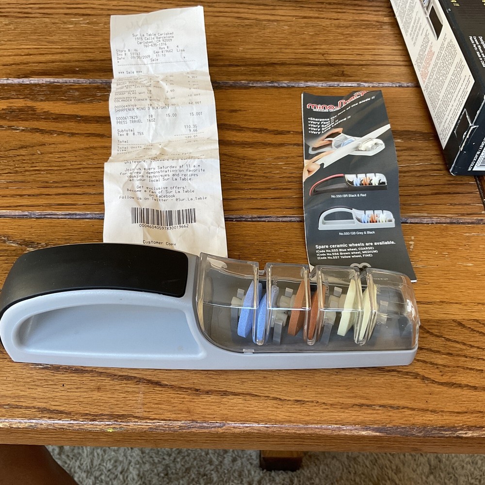 JAPAN Mino Sharp Plus 3 Ceramic Stone Water Sharpener No.550