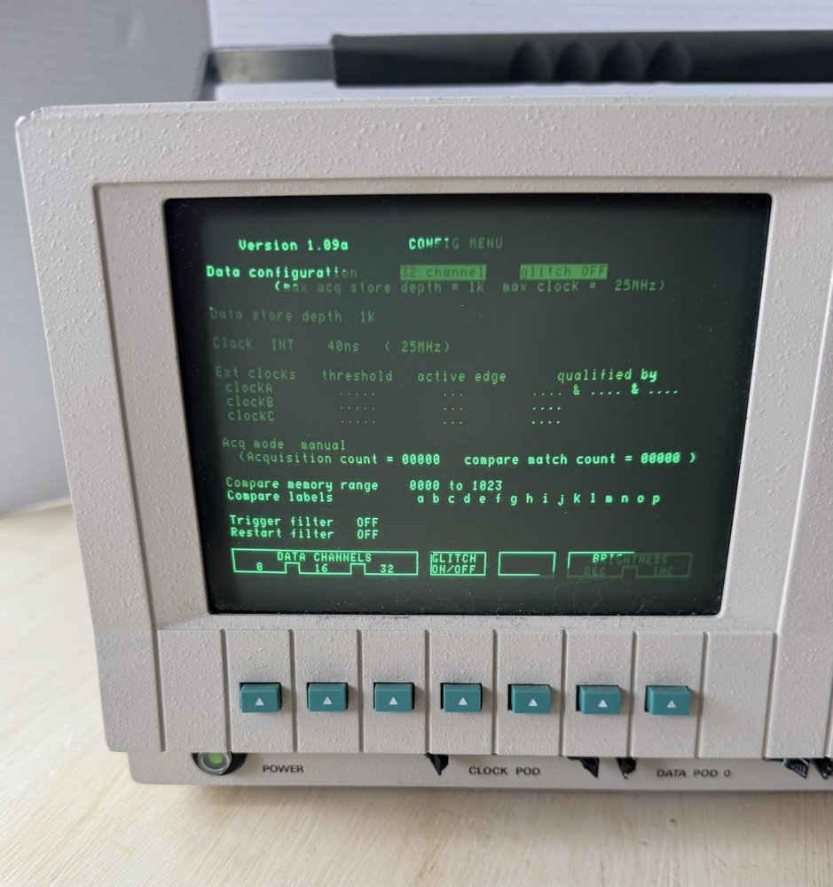 Gould K-50 Logic Analyzer Model 8711FB035 General Purpose Powers On (Untested)