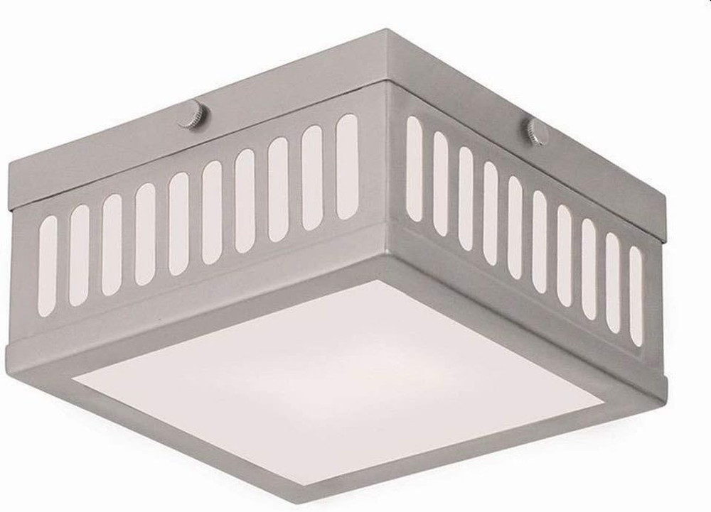 Lighting 73162-91 Prentice 2 Light Ceiling Mount, Brushed Nickel