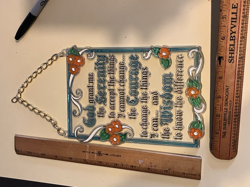Serenity Prayer Sun Catcher