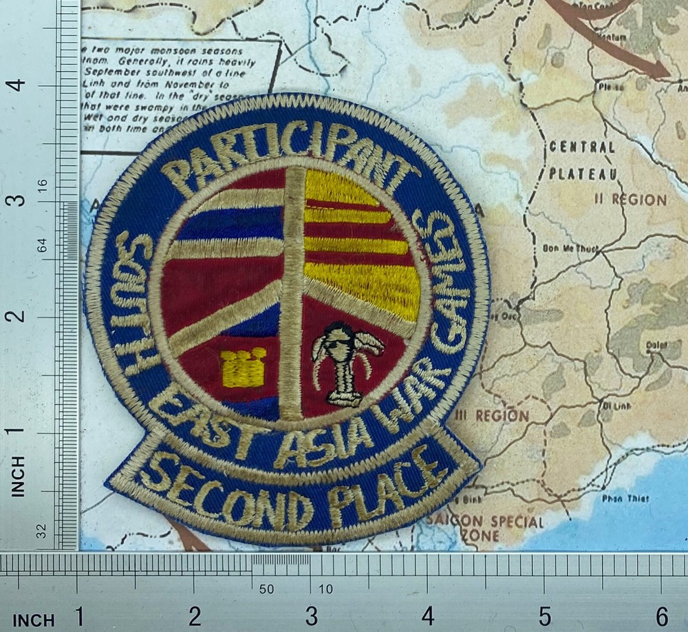 Patch , Patch Southeast Asia War Games Second Place Patch , t2-1