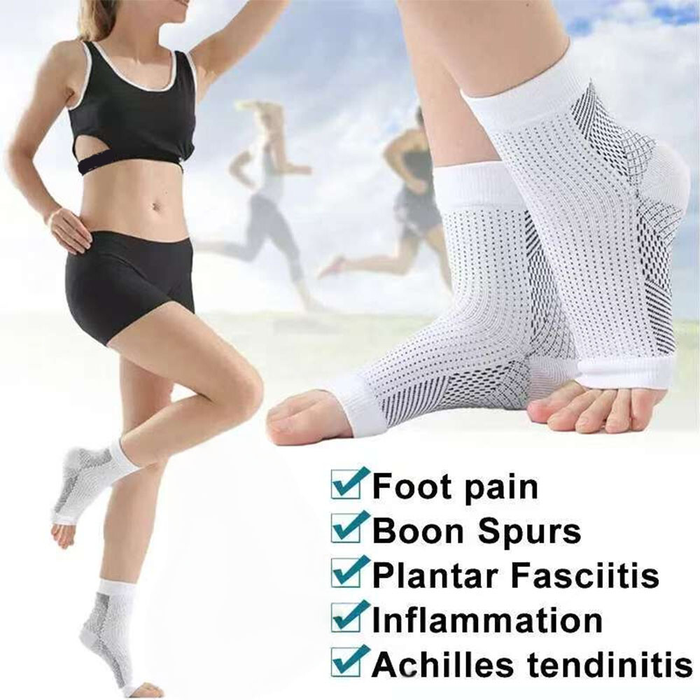 Firm Support Compression Socks for Swollen Ankles - 3-Level Gradient Technology