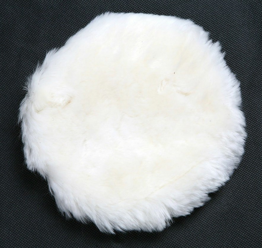 3pcs 3-Inch Hook & Loop Woolen Polishing Wheel Buffing Pad