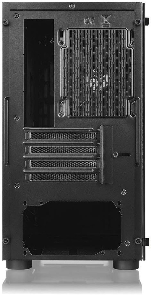 Versa H18 Tempered Glass Black Spcc Micro ATX Mini Tower Gaming Computer Case CA