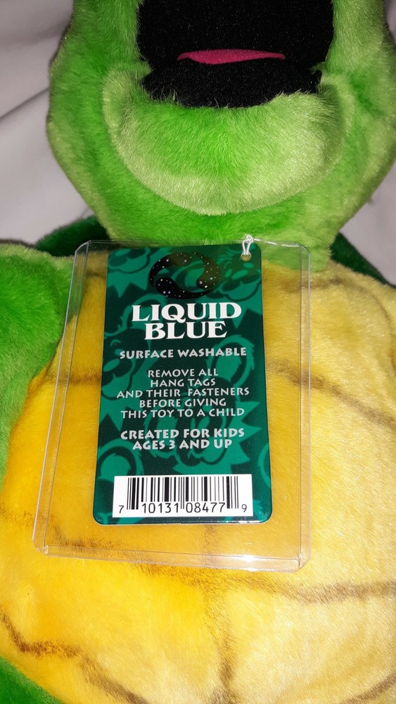 Large 14" Grateful Dead Liquid Blue Teddy Bear TERRAPIN Turtle