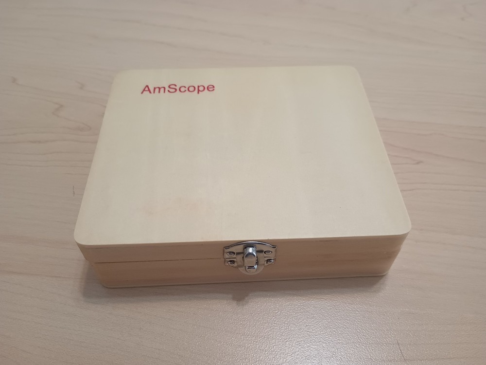 Amscope 25 Prepared Slides, Microbiology Learning