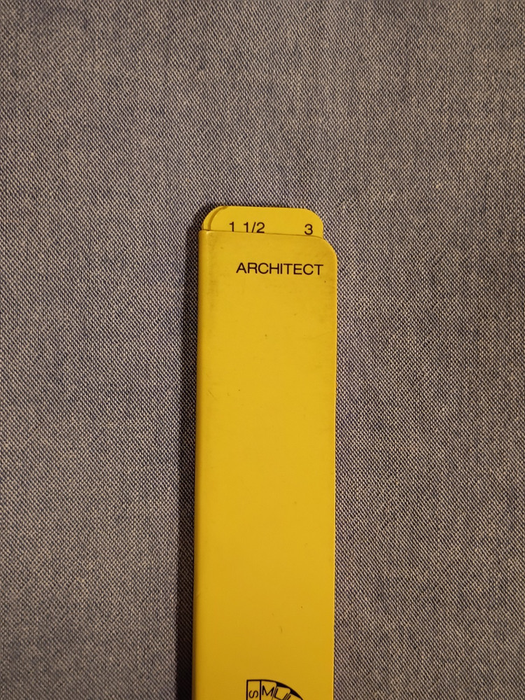 MULTISCALE Scaler Architect/Engineer Drafting Fan -Curtis Engineering Corp. used