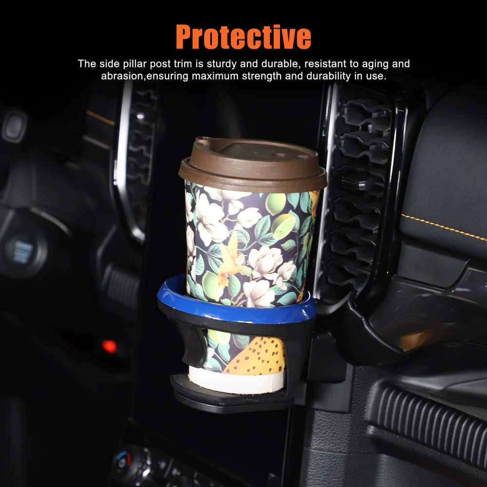 Blue Navigation Right Side Beverage Cup Holder Bracket For Ford Ranger 2023+