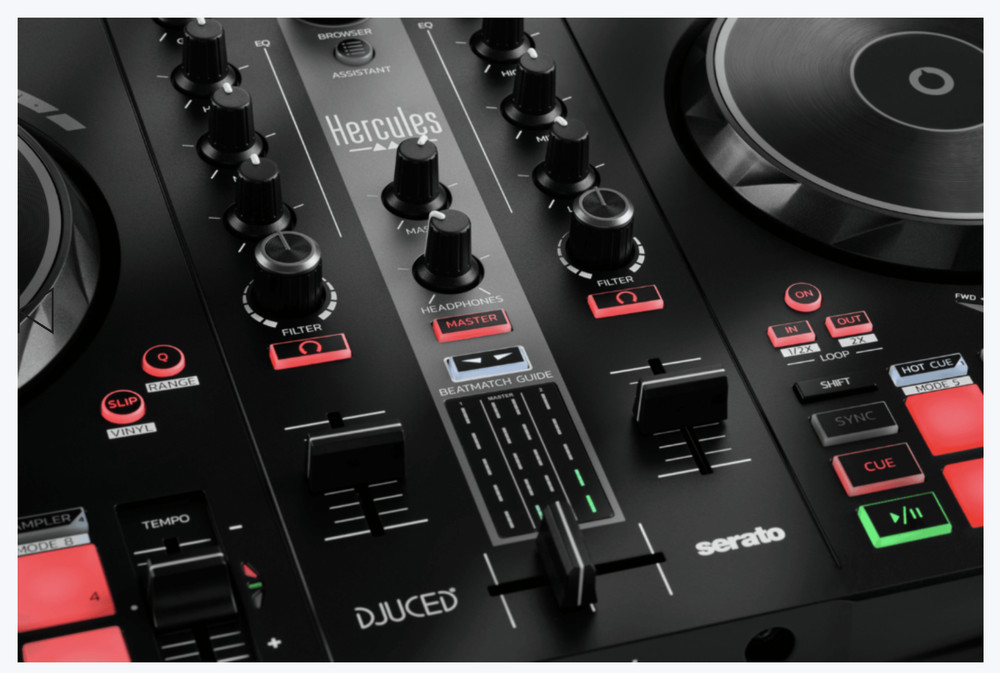 Hercules DJ Control Inpulse 300 MK2 - 2-Channel DJ Controller for Serato & Djuce