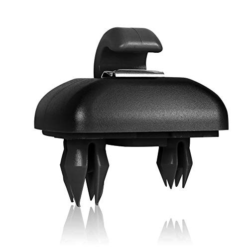 runmade Interior Black Sun Visor Hook Clip Bracket Compatible with Audi A1 A3 A4