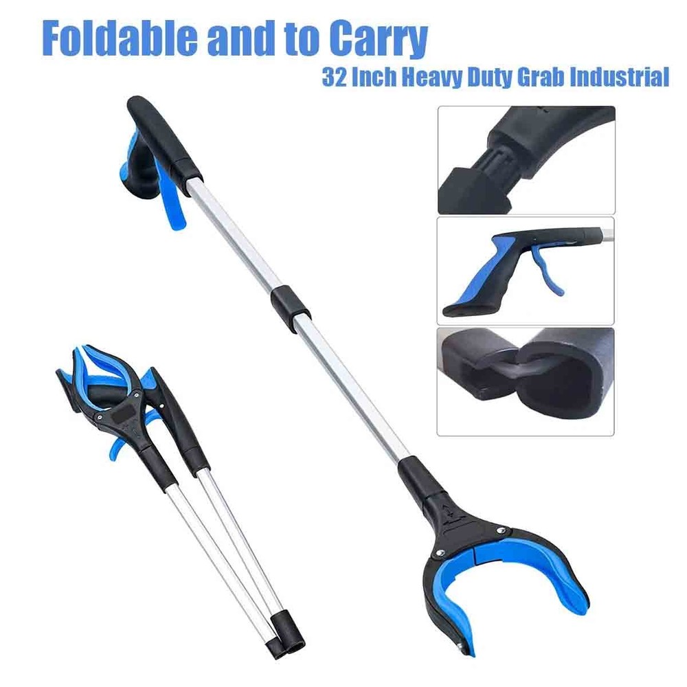 32 " Foldable Grabber Tool for Trash Picking,Seniors, Disabled, Reaching Tool