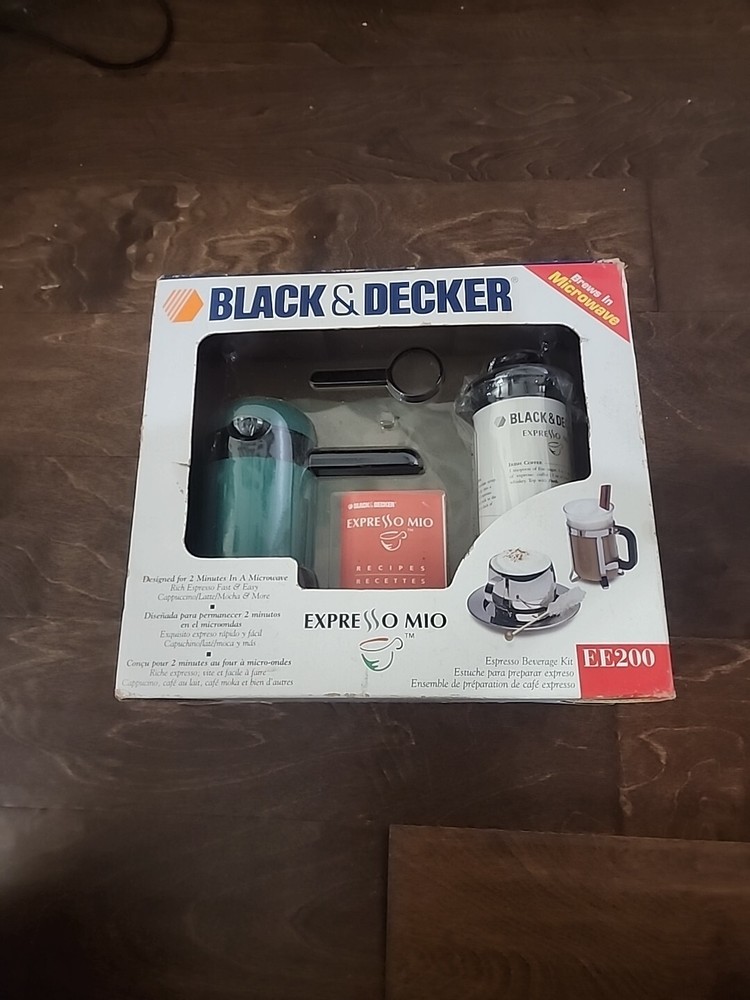 Black & Decker Cool Touch Microwave Espresso Beverage Kit System