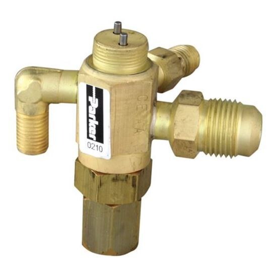 Parker CE-AA 040500-03 Thermostatic Expansion Valve Body 1/4" x 1/2" Sae Flare