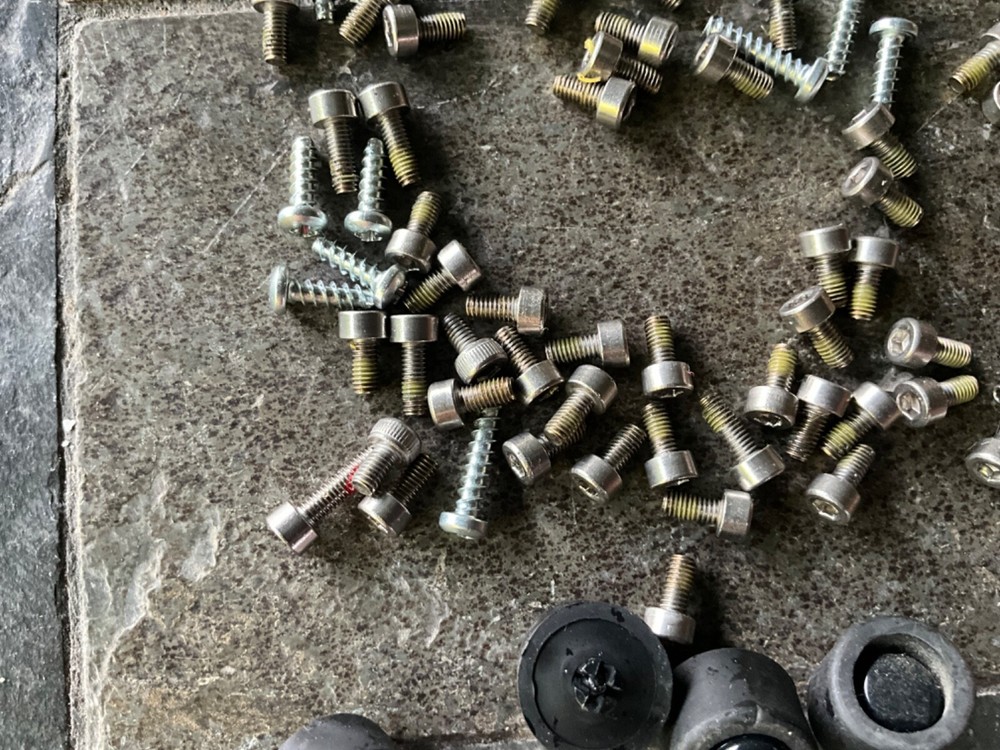 Systems Cube 3D Printer Multiple Screws and wire connectors