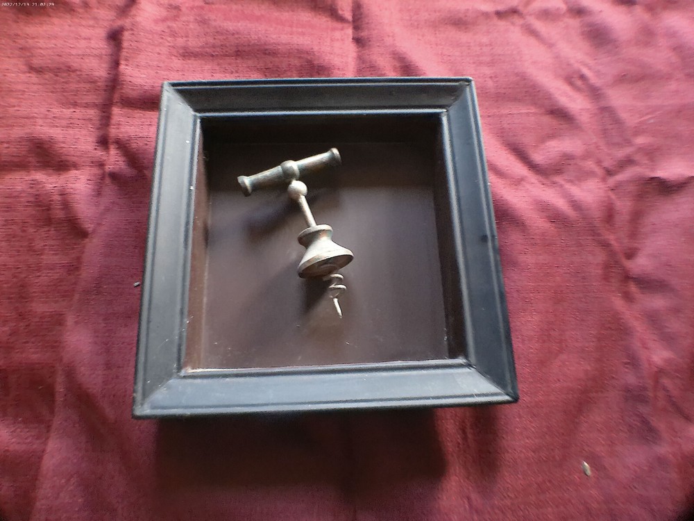2 Vintage Wall Mount Corkscrew Display
