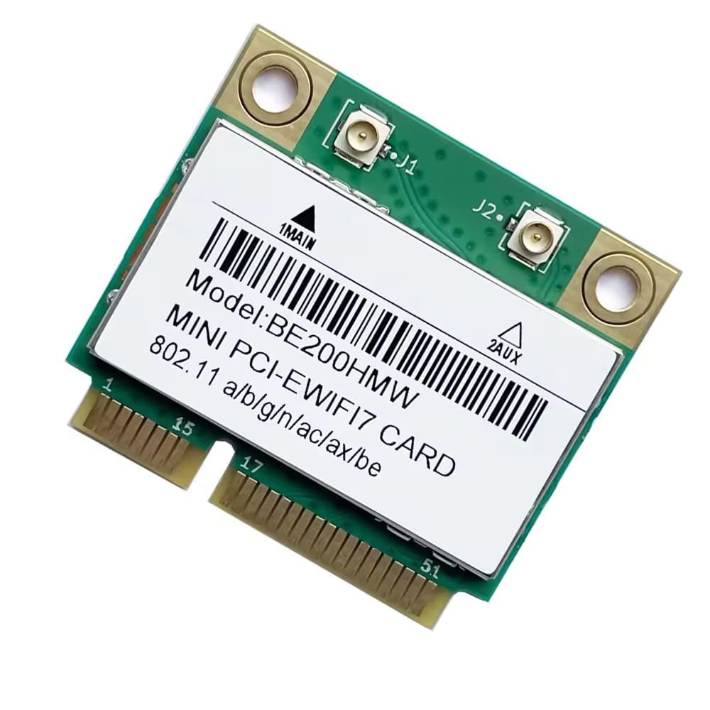 HighZer0 Electronics Wireless BE200 Half Mini PCIe Network Card | 5.8 Gbps with