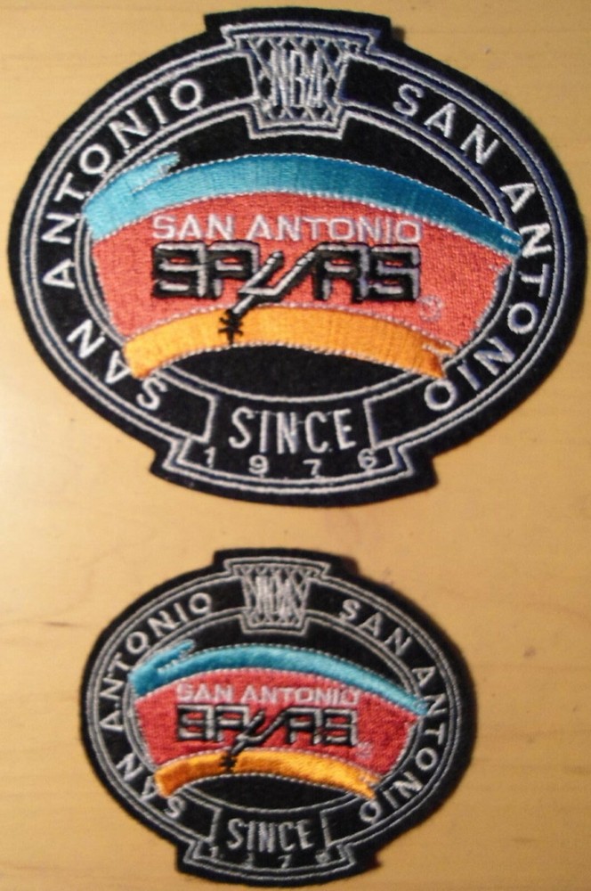 SAN ANTONIO SPURS  2    PATCH  SET    NEW CONDITION  FREE SHIPPING