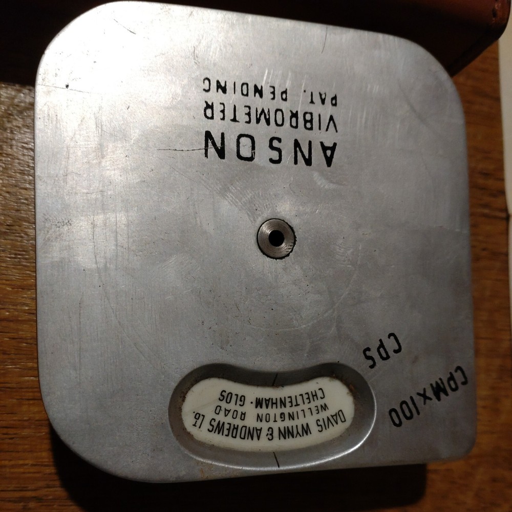 Vintage Davis Wynn & Andrews Ltd Anson Vibrometer