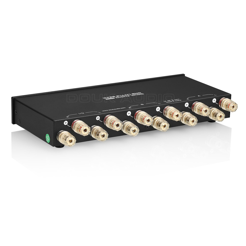 Douk Audio SP102 2 Zone Amplifier / Speaker Switcher Box Stereo Audio Selector