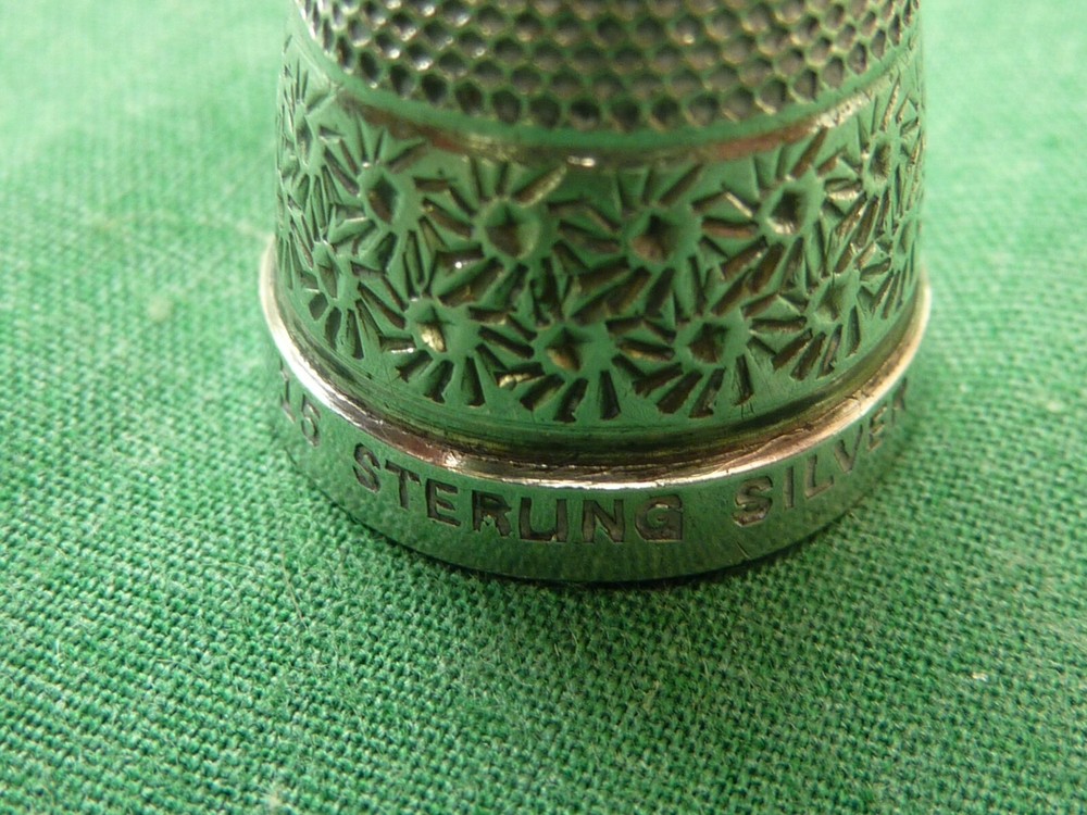 SILVER THIMBLE '15 STERLING SILVER'