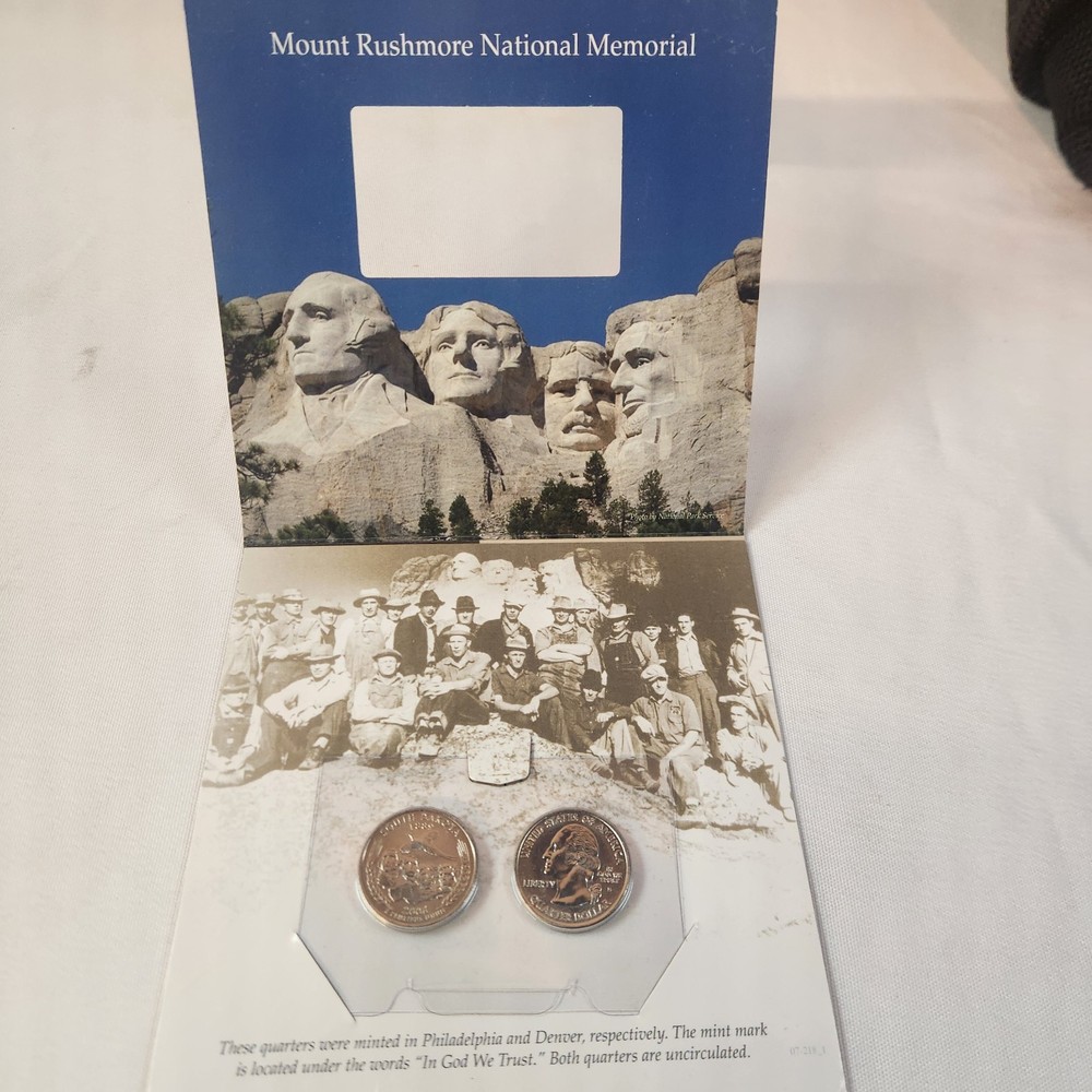 GEM BU 2006 SD 25c MT. RUSHMORE Unveiling Set!