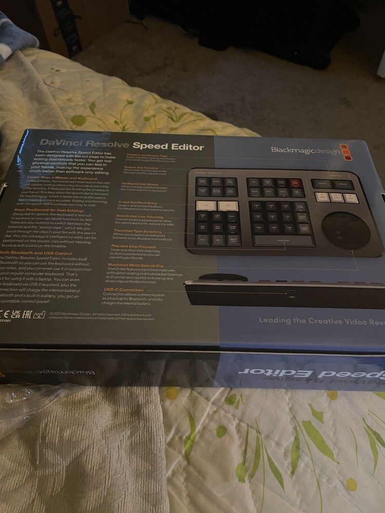 Blackmagic Design DaVinci Resolve Speed Editor [BRAND NEW] (No Code)