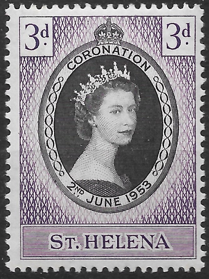 ST.HELENA SG152 1953 CORONATION MTD MINT