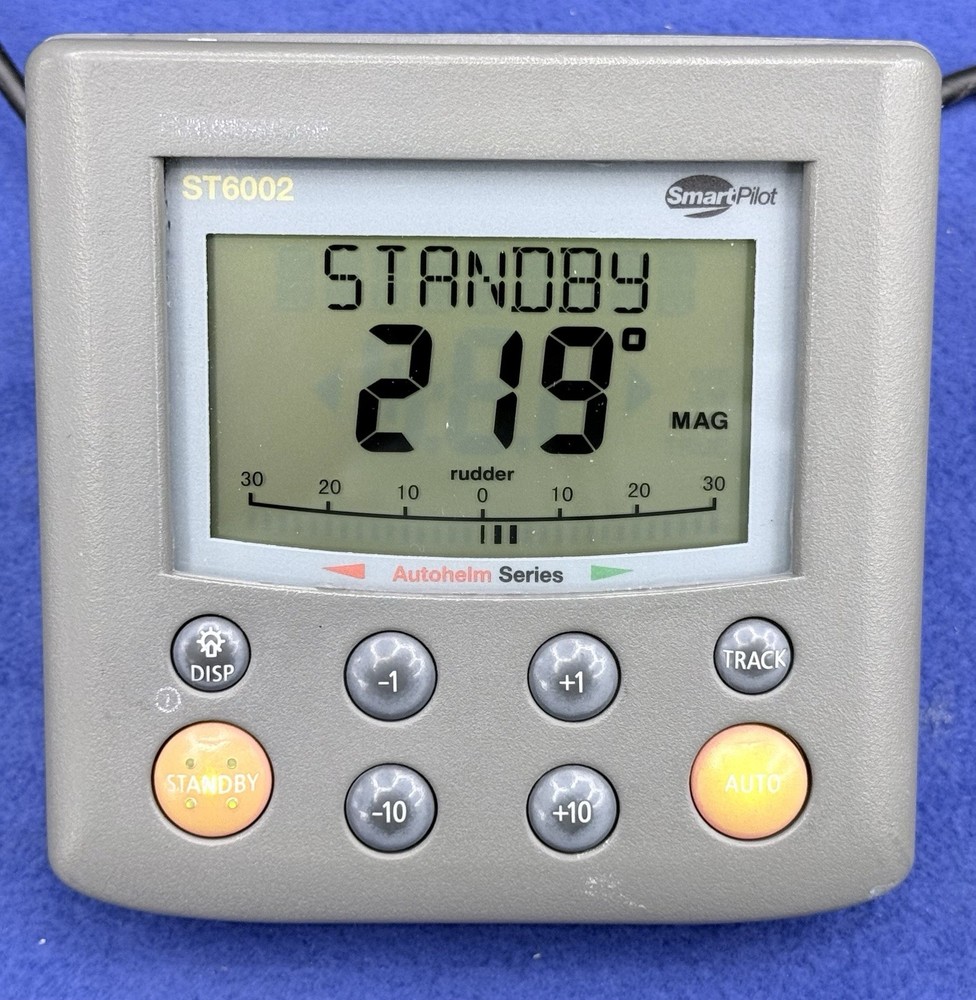 Raymarine ST6002 FLUSH MOUNT Auto Pilot Control Head Display - NEW LCD SCREEN!
