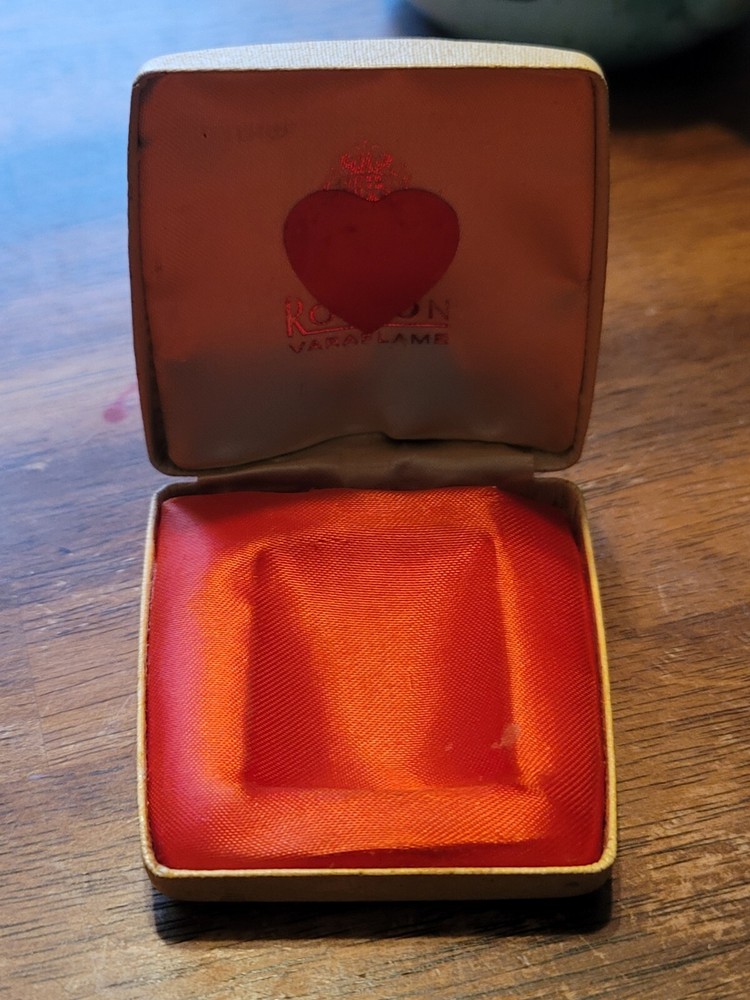Vintage Ronson Varaflame Lighter Box Case