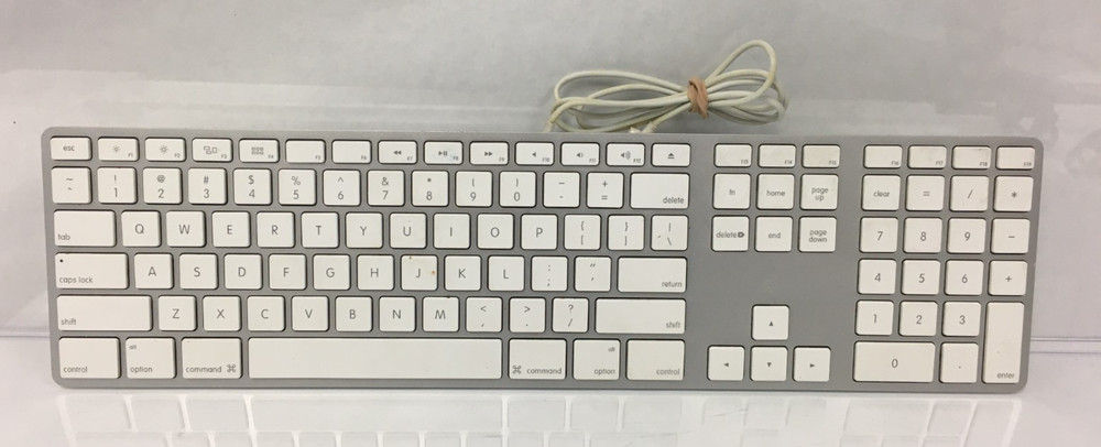 Apple A1243 Wired USB Keyboard Fully Functional #13 AS-IS