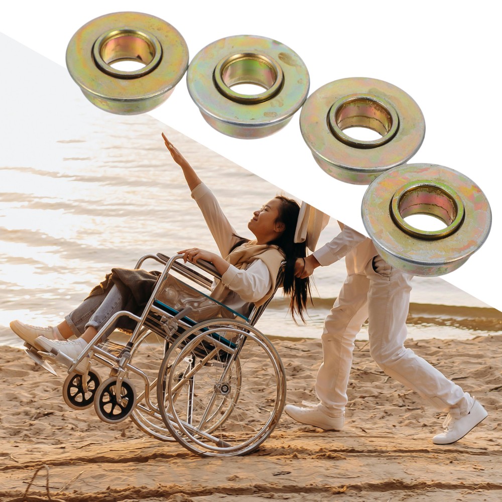 4 Pcs Wheelchair Front Fork Bearing Replacement Bearings Rollator Assembly