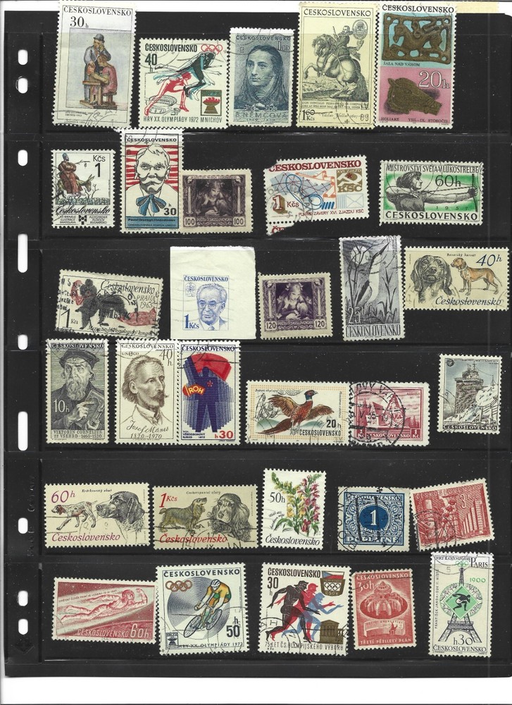 Czechoslovakia - large stamp collection 1919-1990s