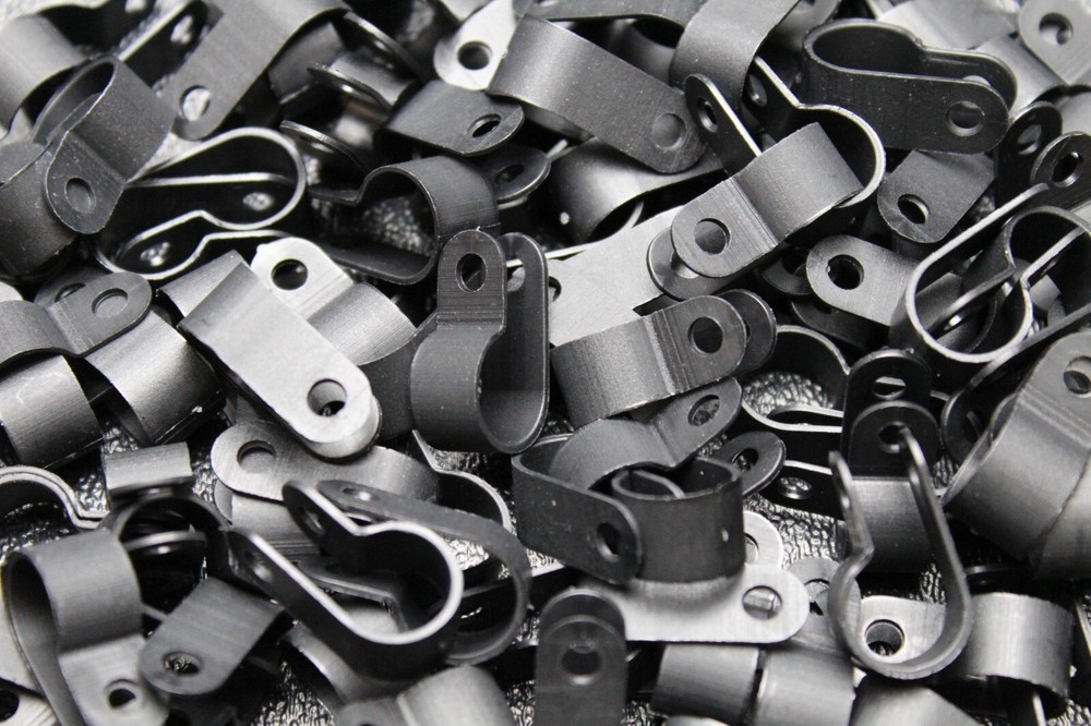 100 PACK 1/2 CABLE CLAMPS NYLON BLACK UV RESISTANT HOSE WIRE ELECTRICAL BCC12