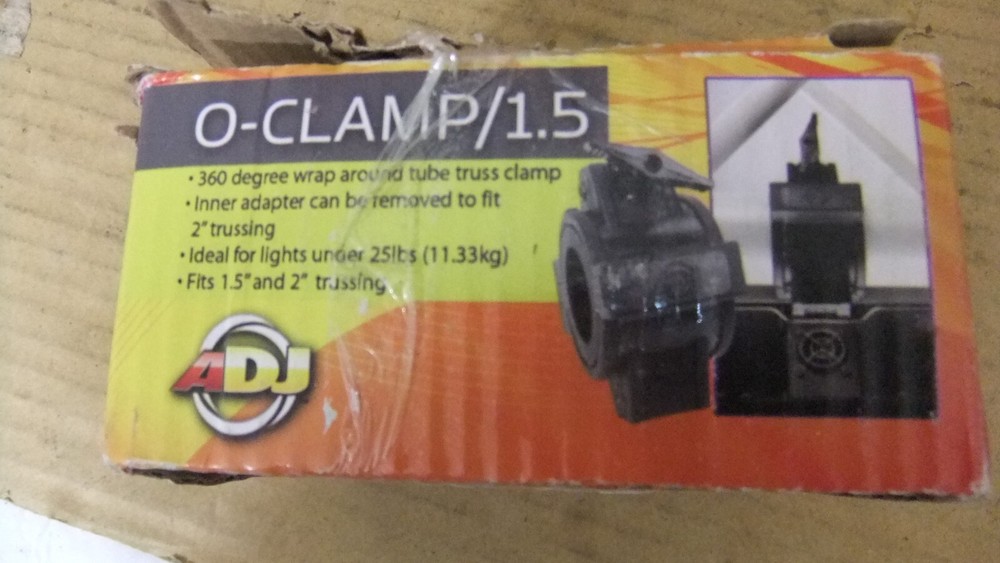 ADJ O-Clamp 1.5 - 1.5" diameter 2PACK