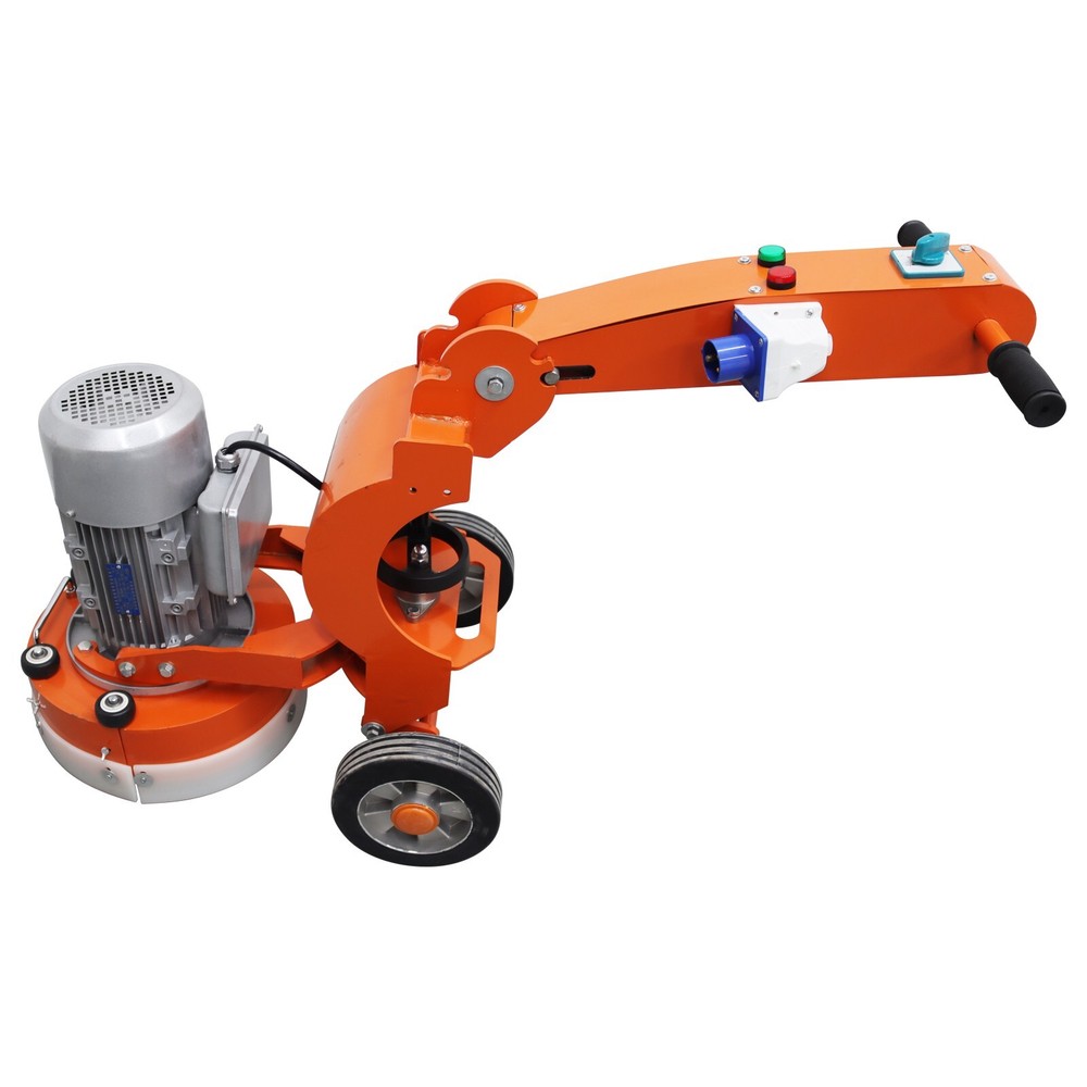 220V Floor Grinder&Trimmer Machine W/Foldable&Adjustable Arm for 12.99" Width