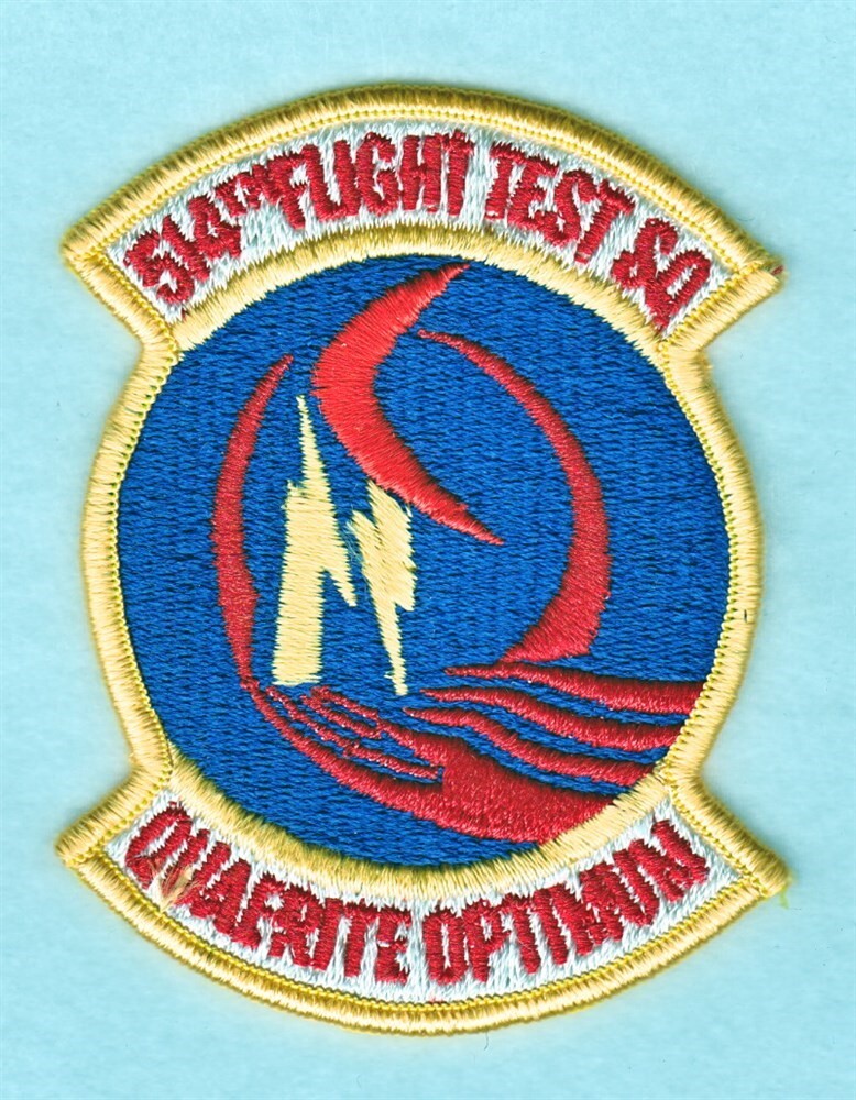 USAF Air Force Patch: 514th Flight Test Squadron - 3"