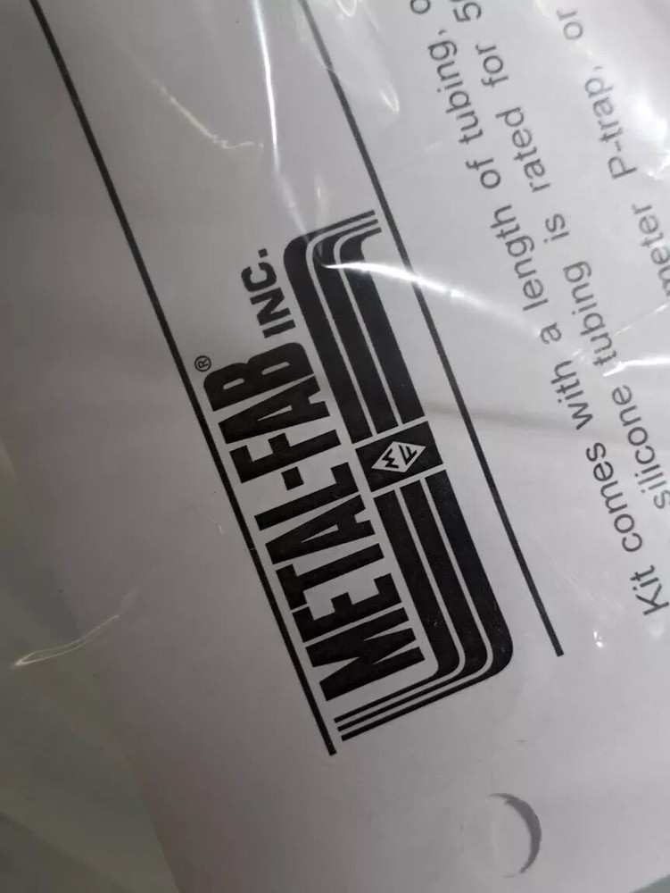 Metal-Fab 6 ft Plastic Silicone Condensate Drain Tube Hose Kit (Model RTG20150A)