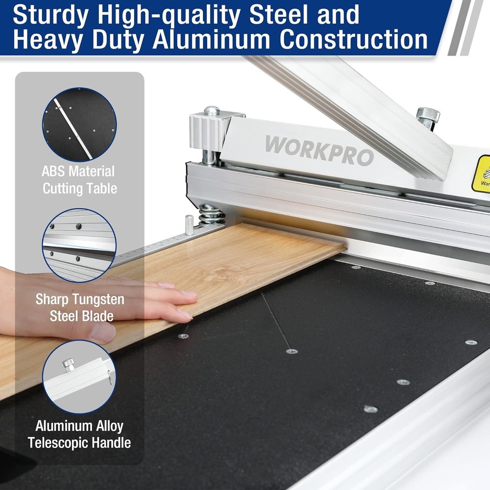WORKPRO 13" Flooring Cutter/Laminate Flooring Installation Tools Spacer Knee Pad