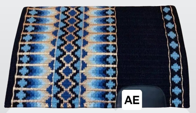 western Show wool saddle blanket Oversized 34*42