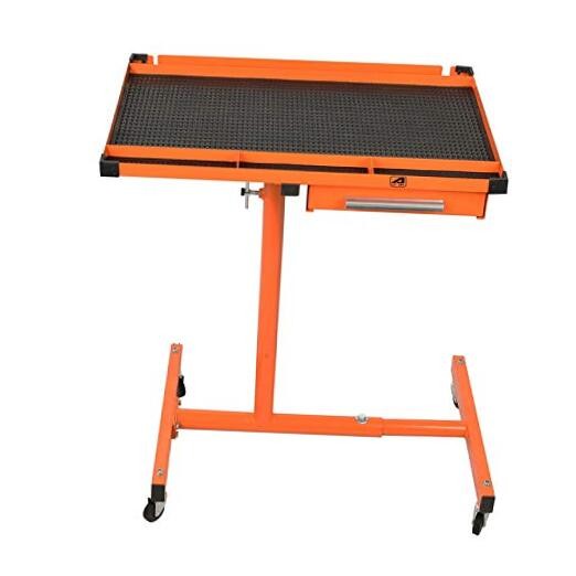 ES8 Heavy duty Adjustable Work Table with drawers, Rolling Tool Tray with