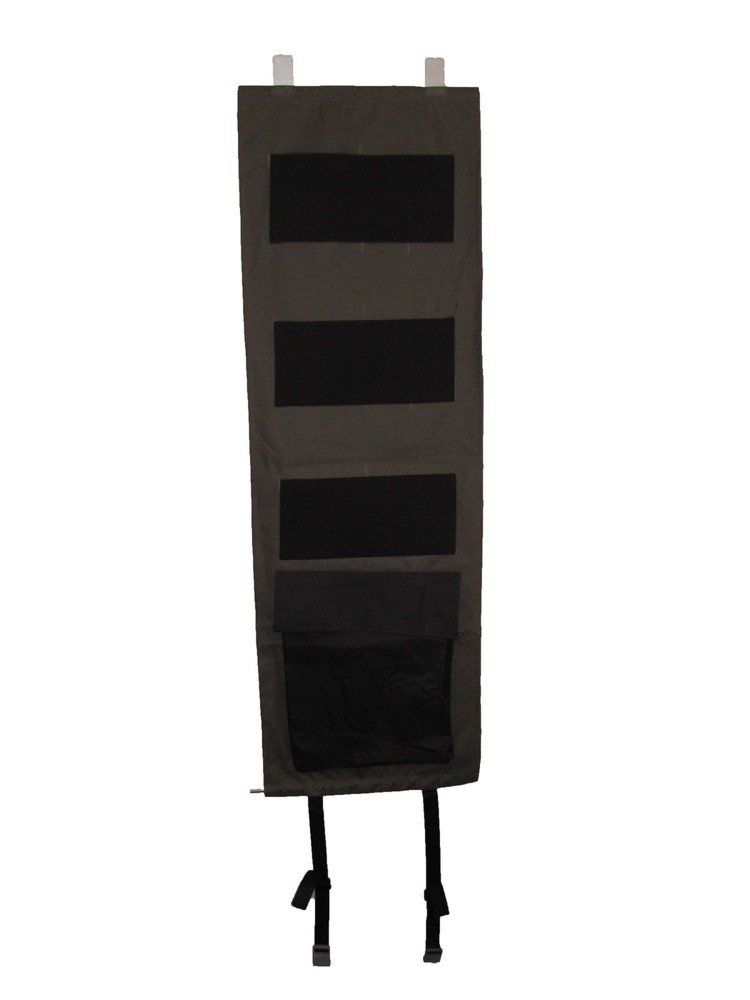 Door organizer panel gun safe pistol kit