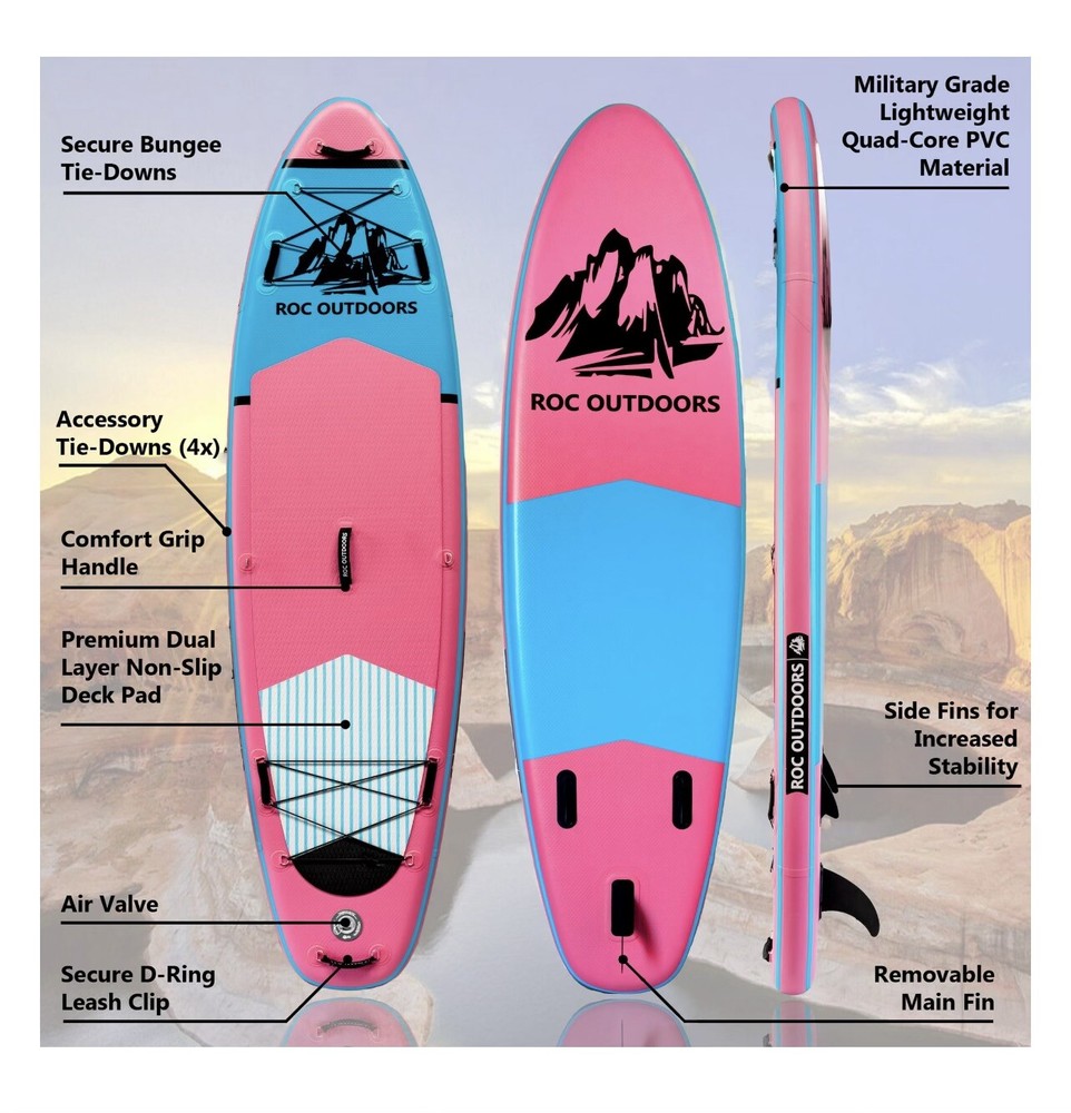 Roc Outdoors Inflatable Paddleboard