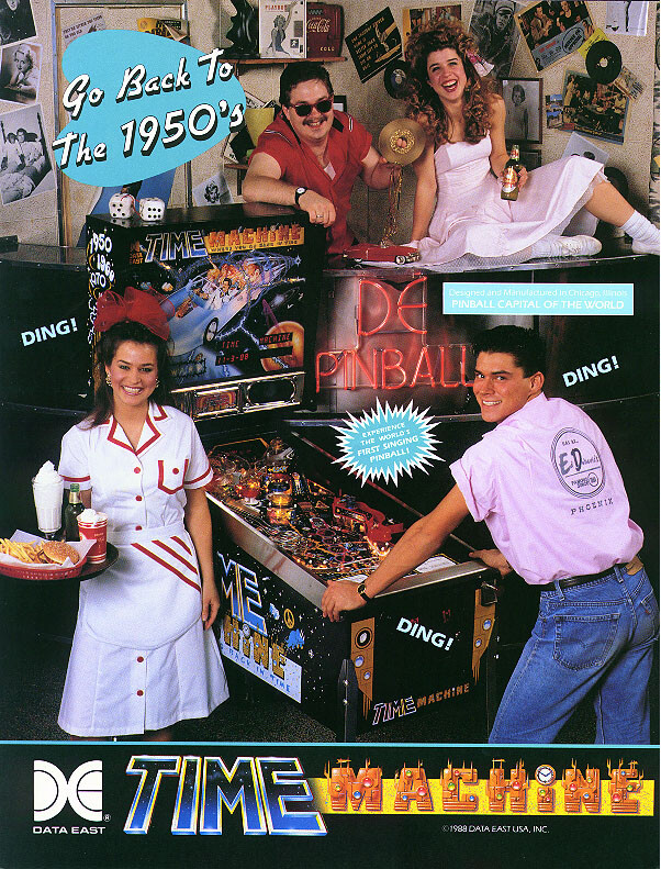 Time Machine Pinball (Data East) - CPU ROM Upgrade chip set v2.4