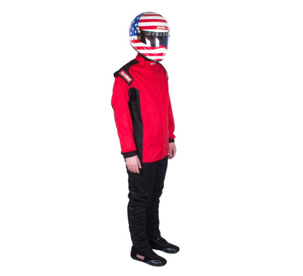 RaceQuip Single Layer Fire Suit Jacket Red - Medium