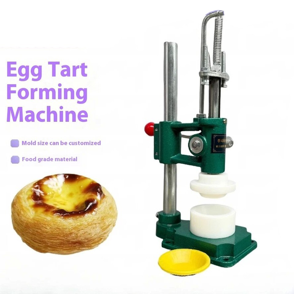 Manual Egg Tart Crust Presser Dessert Pudding Cup Cake Forming Machine